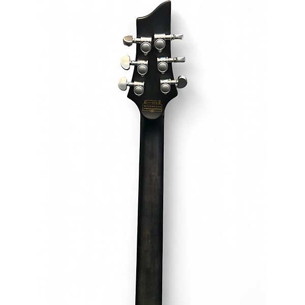 Used Schecter Guitar Research Diamond Series PT Trans Black Solid Body Electric Guitar