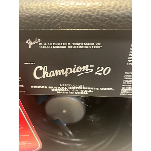 Used Fender Champion 20 Guitar Combo Amp