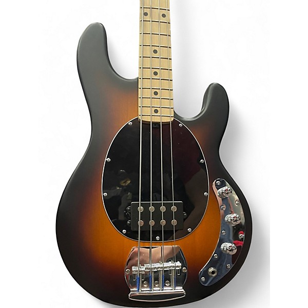 Used Sterling by Music Man S.U.B. StingRay RAY4 Satin Vintage Sunburst Electric Bass Guitar