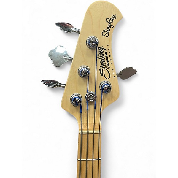 Used Sterling by Music Man S.U.B. StingRay RAY4 Satin Vintage Sunburst Electric Bass Guitar