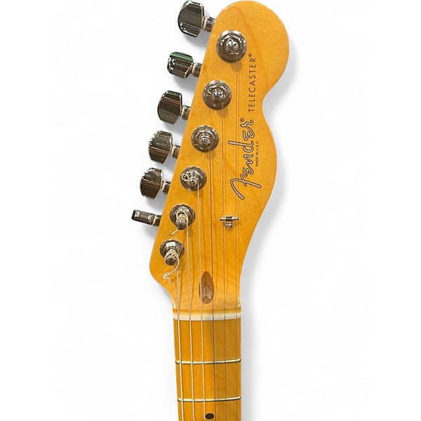 Used Fender American Standard Telecaster Jade Pearl Metallic Solid Body Electric Guitar