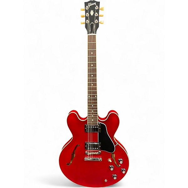 Used Gibson ES335 SATIN CHERRY Hollow Body Electric Guitar