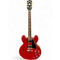 Used Gibson ES335 SATIN CHERRY Hollow Body Electric Guitar thumbnail