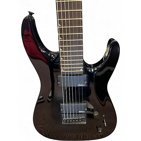 Used 2017 Jackson JS22-7 Dinky 7 String Black Solid Body Electric Guitar