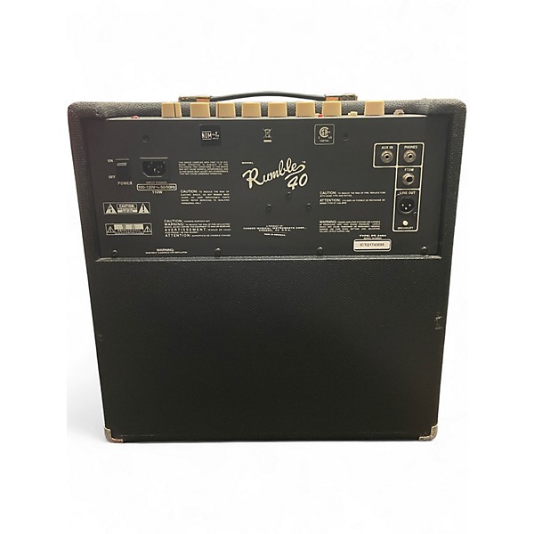 Used Fender Rumble V3 40W 1x10 Bass Combo Amp