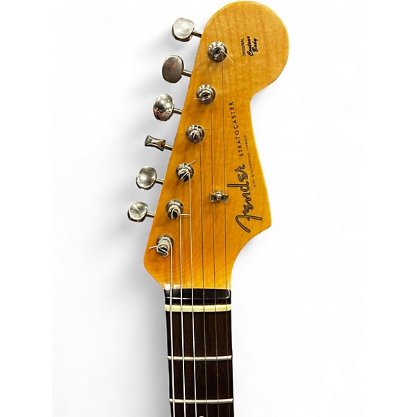 Used Fender Kenny Wayne Shepherd Signature Stratocaster Olympic White Solid Body Electric Guitar