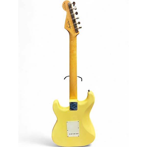 Used Fender Kenny Wayne Shepherd Signature Stratocaster Olympic White Solid Body Electric Guitar