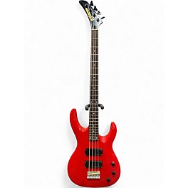 Used Kramer 422S Red Electric Bass Guitar