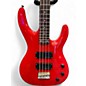 Used Kramer 422S Red Electric Bass Guitar