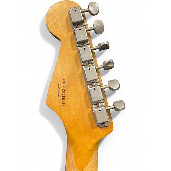 Used Fender 50s Stratocaster Road Worn Black Solid Body Electric Guitar