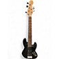 Used Squier Affinity Jazz Bass 6 String Black Electric Bass Guitar thumbnail