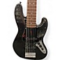 Used Squier Affinity Jazz Bass 6 String Black Electric Bass Guitar