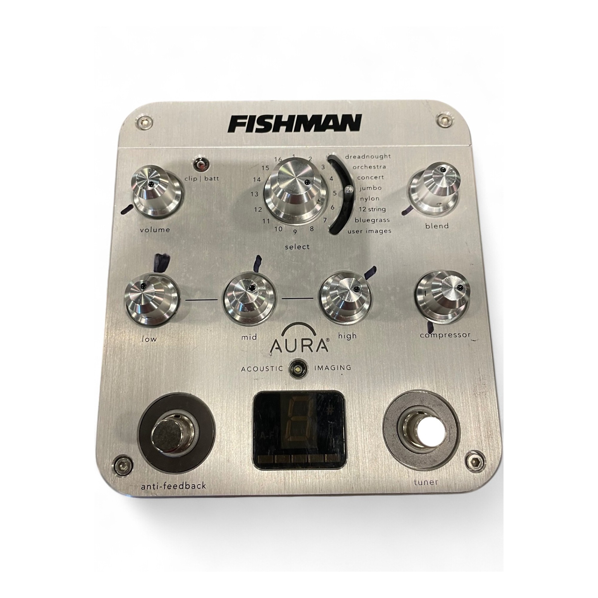 Used Fishman Aura Spectrum DI Imaging Guitar Preamp | Guitar Center