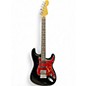 Used 2010 Fender FSR Standard Stratocaster HSS Black Solid Body Electric Guitar thumbnail