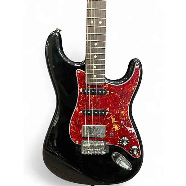 Used 2010 Fender FSR Standard Stratocaster HSS Black Solid Body Electric Guitar
