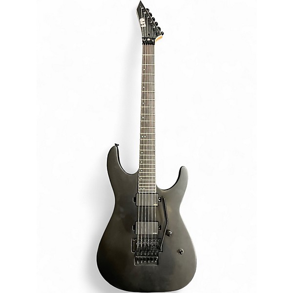 Used ESP LTD M400 Satin Black Solid Body Electric Guitar