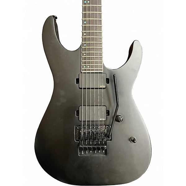Used ESP LTD M400 Satin Black Solid Body Electric Guitar