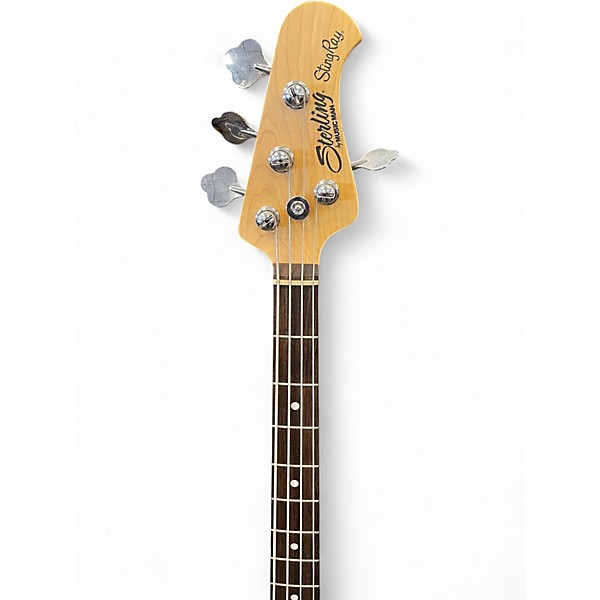 Used Sterling by Music Man sting ray Mint Green Electric Bass Guitar
