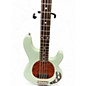 Used Sterling by Music Man sting ray Mint Green Electric Bass Guitar
