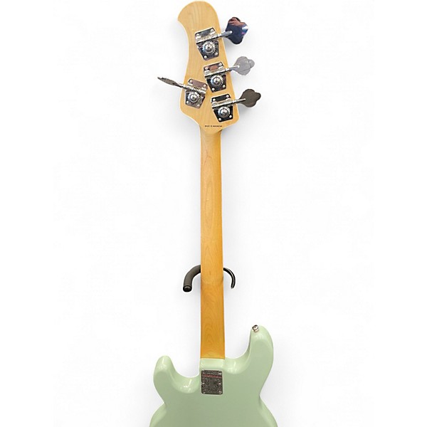 Used Sterling by Music Man sting ray Mint Green Electric Bass Guitar