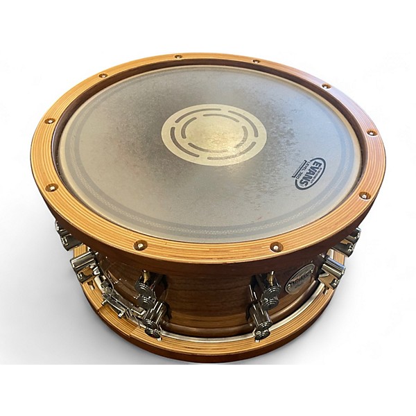 Used PDP by DW 14in Limited Edition Dark Maple and Walnut Hoops Dark Maple and Walnut Drum