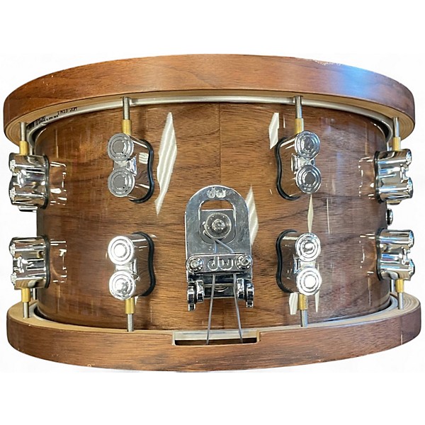 Used PDP by DW 14in Limited Edition Dark Maple and Walnut Hoops Dark Maple and Walnut Drum