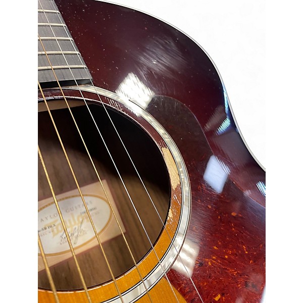 Used Taylor 214E DLX Sunburst Acoustic Electric Guitar
