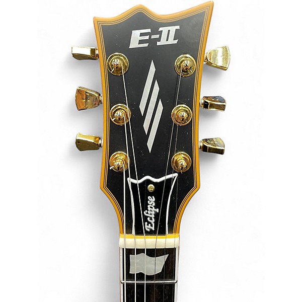 Used ESP E-II Eclipse Vintage Black Solid Body Electric Guitar