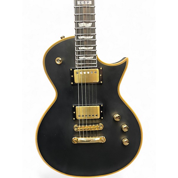 Used ESP E-II Eclipse Vintage Black Solid Body Electric Guitar