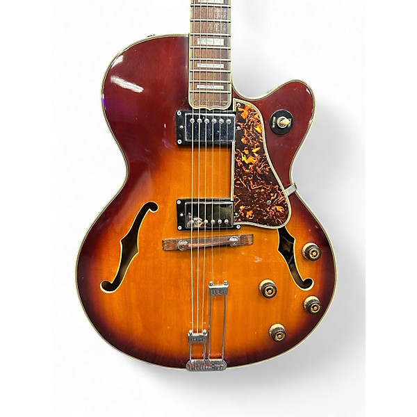 Used 1991 Epiphone Emperor VS Tobacco Sunburst Hollow Body Electric Guitar