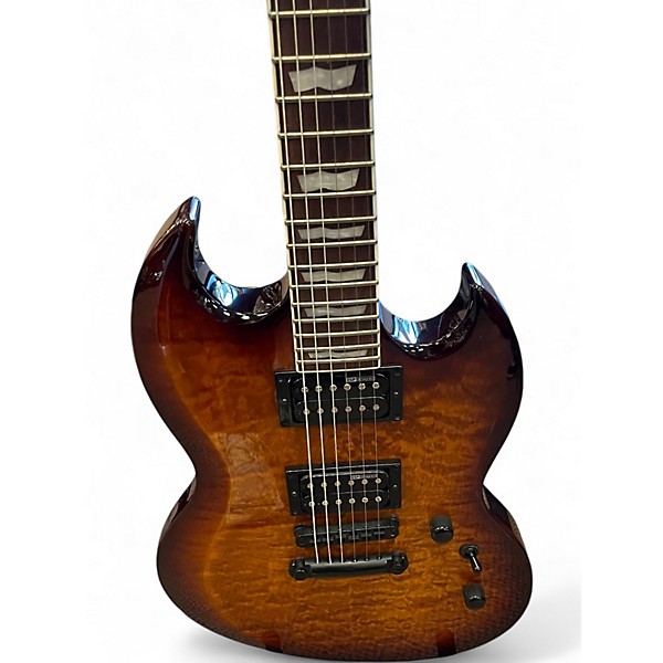 Used ESP LTD Viper 256 Copper Burst Solid Body Electric Guitar