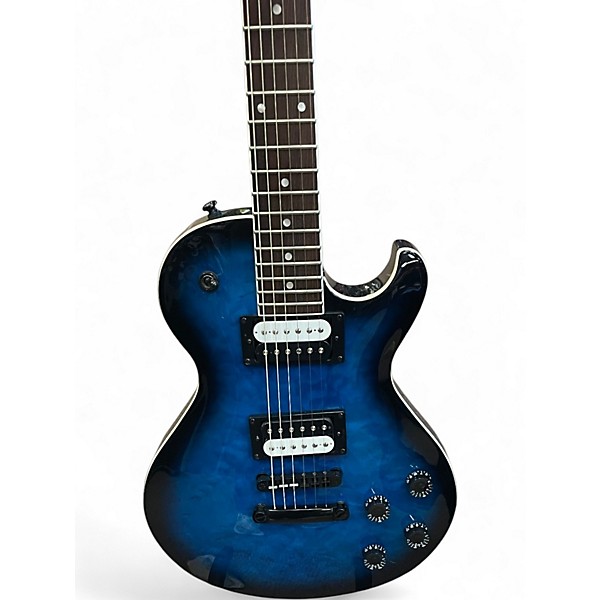 Used Dean THOROUGHBRED X-QM Blue Burst Solid Body Electric Guitar
