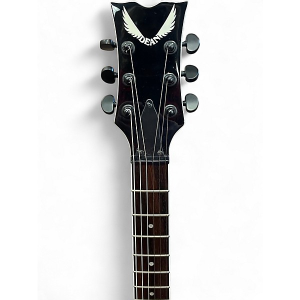 Used Dean THOROUGHBRED X-QM Blue Burst Solid Body Electric Guitar