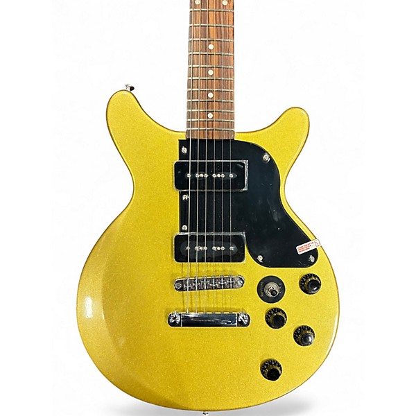 Used Firefly JSN Double Cutaway P-90 Gold Solid Body Electric Guitar