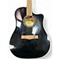 Used Fender 60SDCE Black Acoustic Electric Guitar