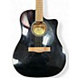 Used Fender 60SDCE Black Acoustic Electric Guitar