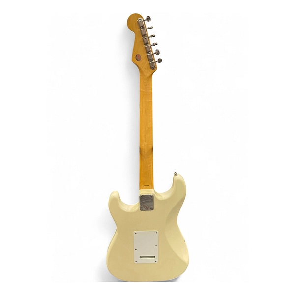 Vintage 1996 Fender Standard Stratocaster Olympic White Solid Body Electric Guitar