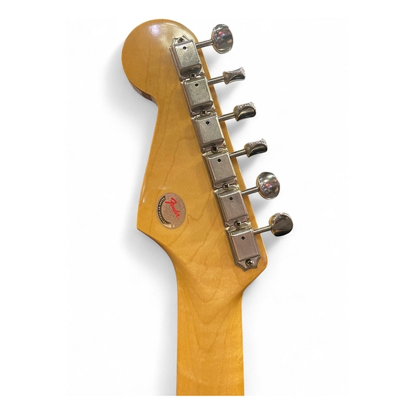 Vintage 1996 Fender Standard Stratocaster Olympic White Solid Body Electric Guitar