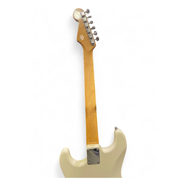 Vintage 1996 Fender Standard Stratocaster Olympic White Solid Body Electric Guitar