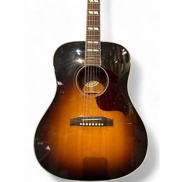 Used 2014 Gibson Hummingbird Pro 2 Tone Sunburst Acoustic Electric Guitar