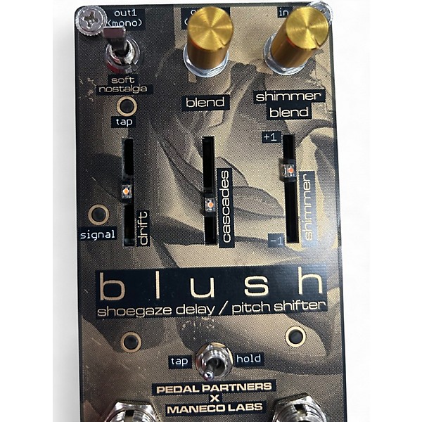 Used Pedal Partners BLUSH SHOEGAZE DELAY Effect Pedal
