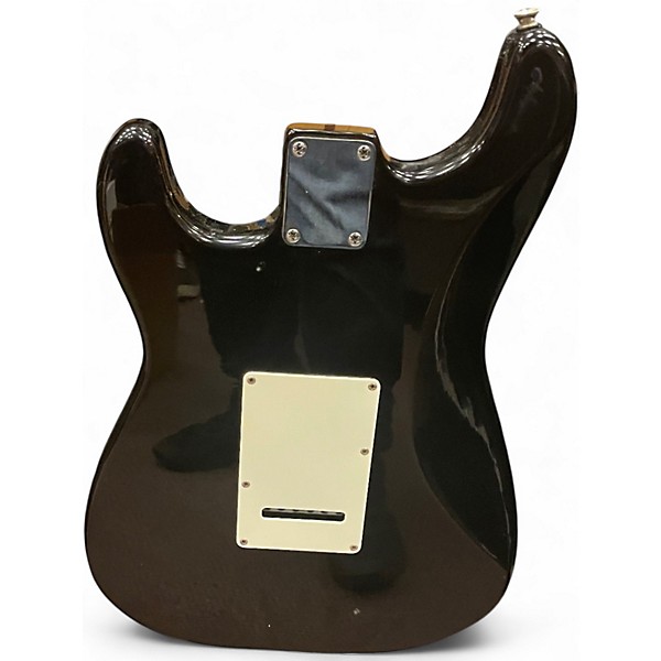 Used Squier Standard Stratocaster Black Solid Body Electric Guitar