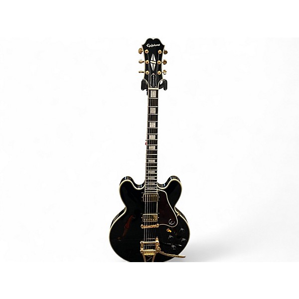 Used Epiphone Limited Edition Joe Bonamassa es-355 Black Hollow Body Electric Guitar