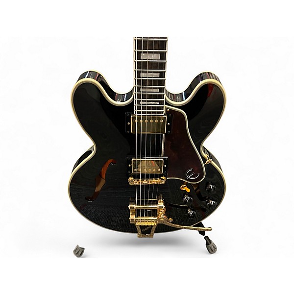 Used Epiphone Limited Edition Joe Bonamassa es-355 Black Hollow Body Electric Guitar