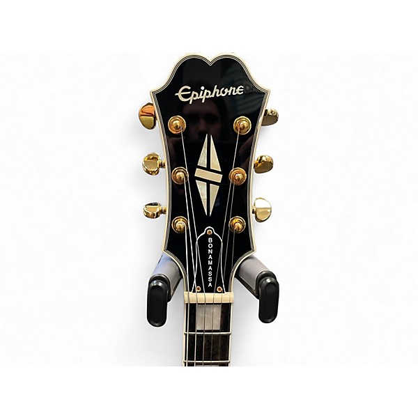 Used Epiphone Limited Edition Joe Bonamassa es-355 Black Hollow Body Electric Guitar
