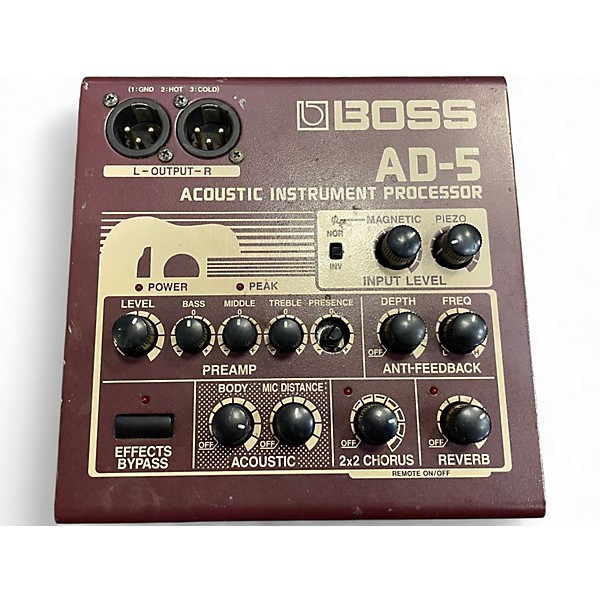 Used BOSS AD5 Effect Processor