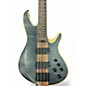 Used Schecter Guitar Research CB-4 Charles Berthoud See-Thru Black Satin Electric Bass Guitar