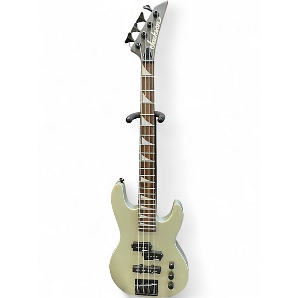Used Jackson JS1M Minion Bass Silver Electric Bass Guitar