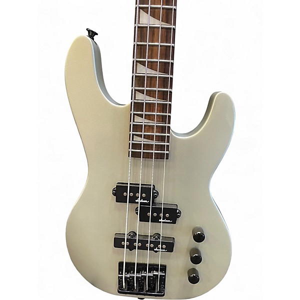 Used Jackson JS1M Minion Bass Silver Electric Bass Guitar