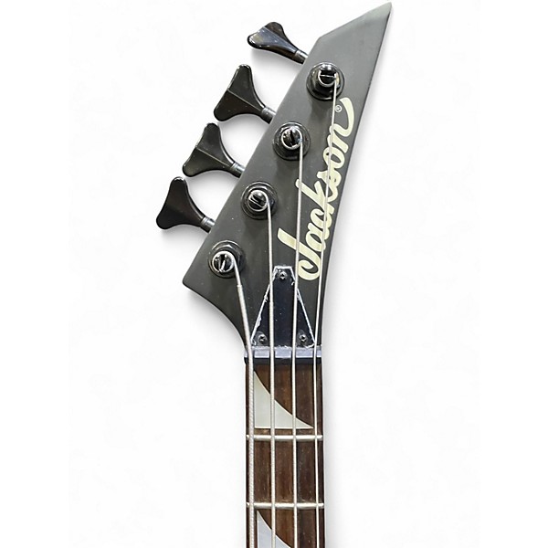 Used Jackson JS1M Minion Bass Silver Electric Bass Guitar